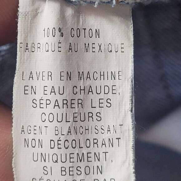 Vtg L.L. Bean Relaxed Fit Blue Jeans 42x34 Big Mens Med Wash Heavy Work Denim - Picture 9 of 9